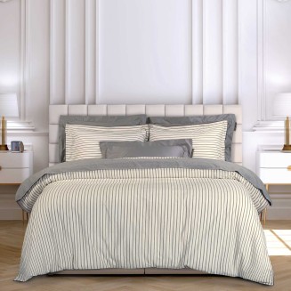 Σεντόνια Σετ King 250x270 Greenwich Polo Club Essential 2296 Grey-White