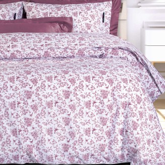 Παπλωματοθήκη Σετ King 240x260 Greenwich Polo Club Essential 2363 Nude-White