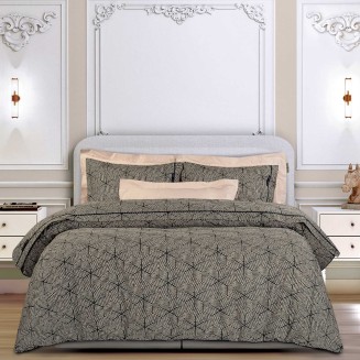 Παπλωματοθήκη Σετ King 240x260 Greenwich Polo Club Essential 2366 Beige-Black