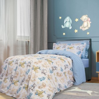 Παπλωματοθήκη Σετ Ημίδιπλη 160x240 Greenwich Polo Club 8802