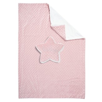 Κουβέρτα Fleece Αγκαλιάς 75x100 Greenwich Polo Club Baby 8847 Pink-White
