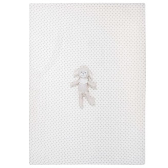 Κουβέρτα Πικέ Αγκαλιάς 75x100 Greenwich Polo Club Βaby Essential 8858 Grey-White