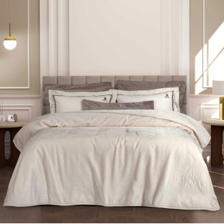 Κουβέρτα Velour Μονή 160x240 Greenwich Polo Club 3441 Λευκό