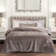 GREENWICH POLO CLUB ΚΟΥΒΕΡΤΑ VELOUR ΜΟΝΗ ESSENTIAL 3497 TAUPE