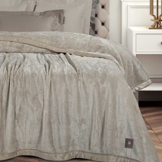Κουβέρτα Velour King 240x250 Greenwich Polo Club Essential 3972 Taupe