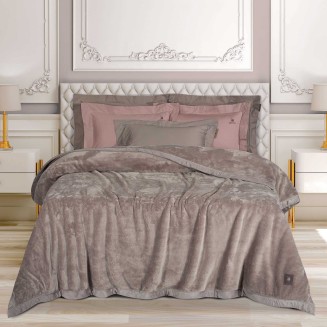 Κουβέρτα Velour King 240x250 Greenwich Polo Club Essential 3973 Dusty Lilac