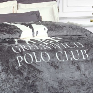 Κουβέρτα Fleece Μονή 160x220 Greenwich Polo Club 3489 Grey