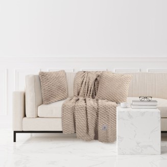 Κουβέρτα Fleece Καναπέ 130x170 Greenwich Polo Club 3475 Taupe