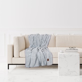 Κουβέρτα Fleece Καναπέ 130x170 Greenwich Polo Club 8837 Grey