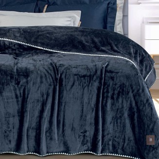 Κουβέρτα Fleece Υπέρδιπλη 220x240 Greenwich Polo Club Essential 4442 Royal Blue