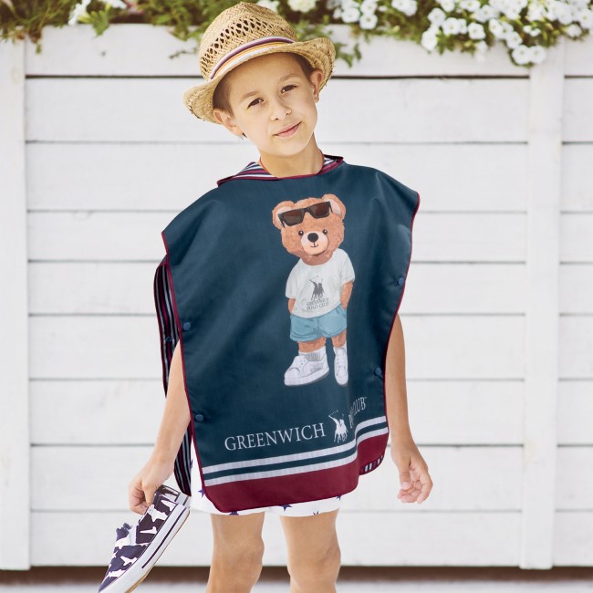 GREENWICH POLO CLUB JUNIOR ΠΟΝΤΣΟ ΘΑΛΑΣΣΗΣ 50Χ115 4042 BLUE