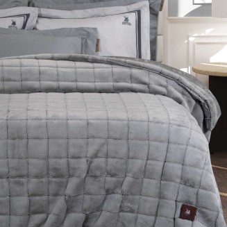 Κουβερτοπαπλωμα Υπέρδιπλο 220x240 Greenwich Polo Club Faux Fur-Sherpa 3452 Γκρι Κουβερτοπαπλωμα Υπέρδιπλο 220x240 Greenwich Polo Club Faux Fur-Sherpa 3452 Γκρι
