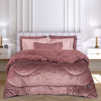 Κουβερτοπάπλωμα Υπέρδιπλο 220x240 Greenwich Polo Club Essential 3957 Nude