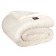 GREENWICH POLO CLUB ΚΟΥΒΕΡΤΟΠΑΠΛΩΜΑ RABBIT FAUX FUR KING ESSENTIAL 3959 WHITE