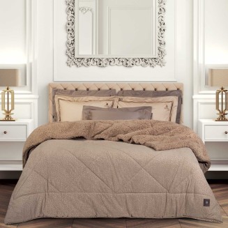 Κουβερτοπάπλωμα King 240x250 Greenwich Polo Club Sherpa Essential 4437 Taupe Κουβερτοπάπλωμα King 240x250 Greenwich Polo Club Sherpa Essential 4437 Taupe