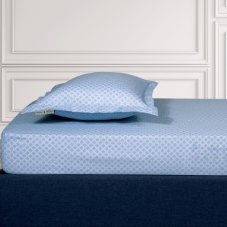 Σεντόνι Μεμονωμένο Mε Λάστιχο Ημίδιπλο 120x200+35 Greenwich Polo Club 2511 Μπλέ