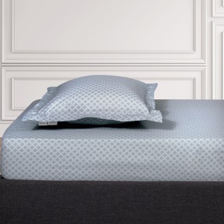 Σεντόνι Μεμονωμένο Υπέρδιπλο Mε Λάστιχο 160x200+35 Greenwich Polo Club 2510 Γκρί