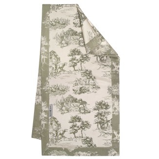 Τραβέρσα Runner 50x170 Greenwich Polo Club Essential 3015 Ecru-Olive