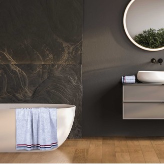 Σετ Πετσέτες 3 Τεμ. Greenwich Polo Club 3074 Blue-Red-White