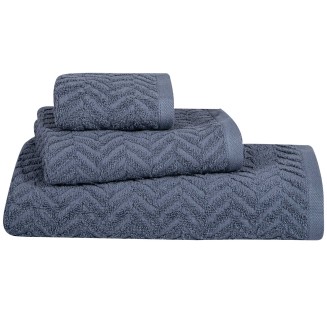 Πετσέτες Σετ 3 Τεμαχίων Greenwich Polo Club Cozy 4097 Dusty Blue