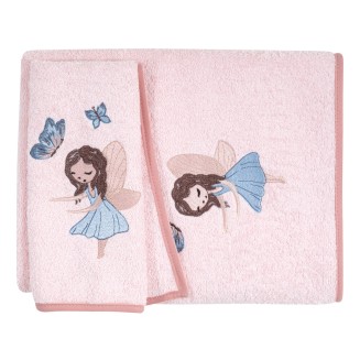 Σετ Πετσέτες 2 Τεμαχίων Greenwich Polo Club Βaby 8849 Dusty Rose-Pink