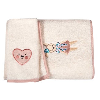 Πετσέτες Σετ Βaby Greenwich Polo Club Essential 8859 Pink