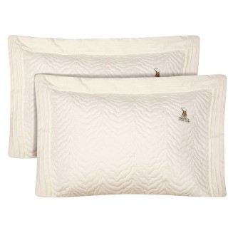 Μαξιλαροθήκες Σετ 50x70+8 Greenwich Polo Club Classic 2352 Ecru