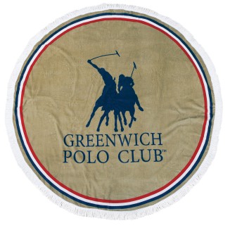 Πετσέτα Θαλασσης Στρογγυλή Φ160 Greenwich Polo Club 2825
