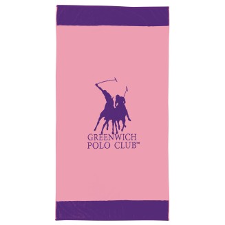 Πετσέτα Θαλάσσης 90x170 Greenwich Polo Club 4047 Pink-Purple