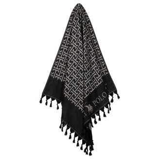 Πετσέτα-Παρεό 90x170 Greenwich Polo Club 4056 Black Grey