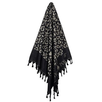 Πετσέτα-Παρεό 90x170 Greenwich Polo Club 4059 Black-Ivory