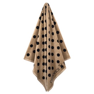 Πετσέτα Θαλάσσης 90x170 Greenwich Polo Club 4071 Black-Taupe