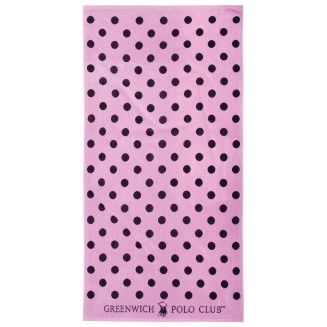 Πετσέτα Θαλάσσης 90x170 Greenwich Polo Club 4072 Black-Pink