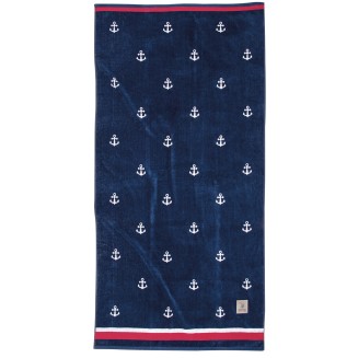 Πετσέτα Θαλάσσης 90x180 Greenwich Polo Club 4010 Blue-White