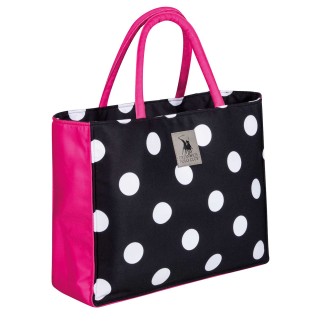 Τσάντα Θαλάσσης  46x36 Greenwich Polo Club 4068 Black-Fuschia