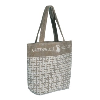 Τσάντα Θαλάσσης  55x40 Greenwich Polo Club 4006 Grey-Taupe
