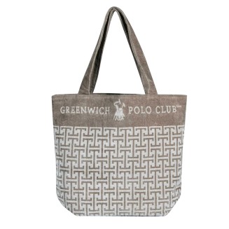 Τσάντα Θαλάσσης  55x40 Greenwich Polo Club 4006 Grey-Taupe