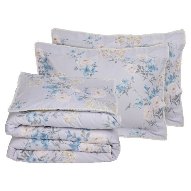 DAS HOME ΠΑΠΛΩΜΑ ΥΠΕΡΔΙΠΛΟ PRESTIGE 1710 GREY, LILAC