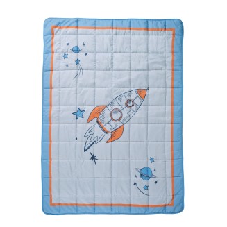Πάπλωμα Μονό 160x220 Das Home Kids 4912 Blue-Grey-Orange