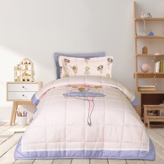 Πάπλωμα Μονό 160x220 Das Home Kids 4913 Lilac-Pink