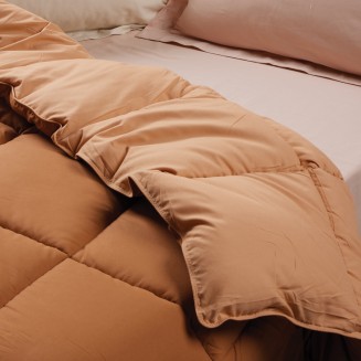 Πάπλωμα Μονό 160x220 Das Home Happy 9694 Salmon-Teracotta