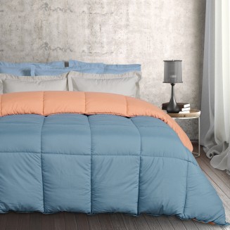 Πάπλωμα Υπέρδιπλο 220x240 Das Home Happy 9642 Blue-Terracotta