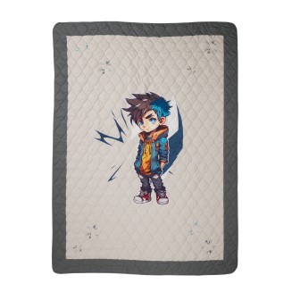 Κουβερλί Μονό Kids 160x240 Das Home 4939 Beige-Grey