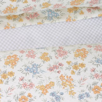 Παπλωματοθήκη Σετ Μονή 160x240 Das Home Daily 3001 Cream,Mint,Salmon