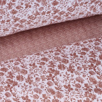 Παπλωματοθήκη Σετ Μονή 160x240 Das Home Daily 3003 Nude,White