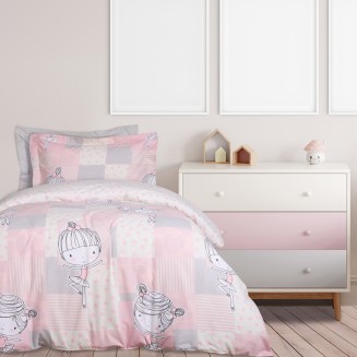Παπλωματοθήκη Σετ Μονή 160x240 Das Home Kid 4872