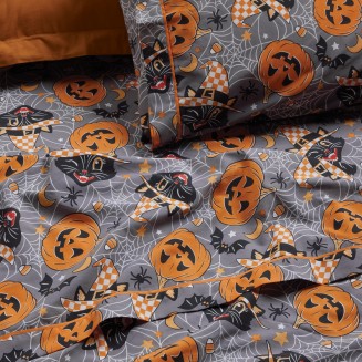 Παπλωματοθήκη Σετ Μονή 160x240 Das Home Kids 4968 Grey-Orange