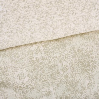 Παπλωματοθήκη Σετ Φανέλλα Μονή 160x240 Das Home 9640 Beige,Taupe