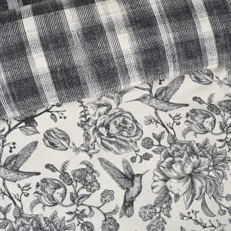 Παπλωματοθήκη Σετ Μονή 160x240 Das Home Happy 9648 Black,Cream