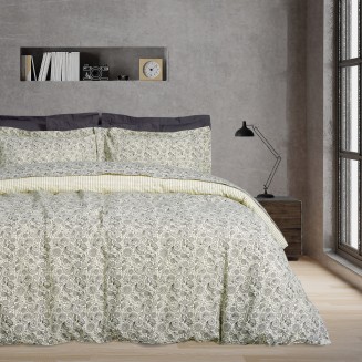 Παπλωματοθήκη Σετ Υπέρδιπλη 220x240 Das Home Daily 3004 Black,White